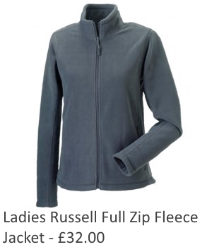 Ladies Russell Full Zip Fleece Jacket