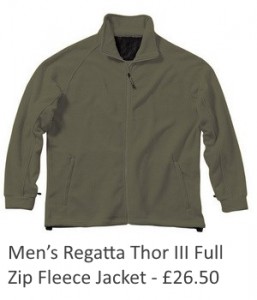 Mens Regatta Thor lll Full Zip Fleece Jacket