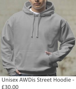 Unisex AWDis Street Hoody