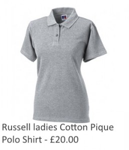 Ladies Russell Cotton Pique Polo Shirt