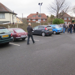 The meet at the Hadcroft Lye - (Some bave members with their classic cars but in adverse weather the club welcomes members every day cars for social events)