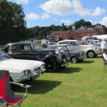 Members cars ar the Enville Show